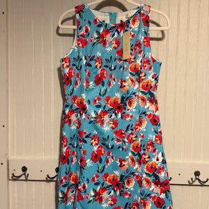 Jade by Melody Tam Floral Cut-Out Back Dress - Size Medium
